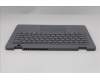 Lenovo 5M11R91338 C-Cover with keyboard, Arabic, Luna Grey, Backlight, World Face Camera, US