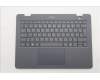 Lenovo 5M11R91354 C-Cover with keyboard, German, Luna Grey, Backlight, World Face Camera, UK