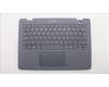 Lenovo 5M11R91372 C-Cover with keyboard, Portuguese, Luna Grey, Backlight, World Face Camera, UK