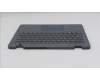 Lenovo 5M11R91372 C-Cover with keyboard, Portuguese, Luna Grey, Backlight, World Face Camera, UK