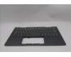 Lenovo 5M11R91423 C-Cover with keyboard, French, Grey, Backlight, FingerPrint Reader, US