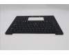 Lenovo 5M11S09530 C-Cover with keyboard, Arabic, Black, Backlight, US
