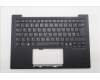 Lenovo 5M11S09576 C-Cover with keyboard, Nordic, Black, Backlight, UK