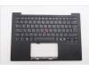 Lenovo 5M11S09589 C-Cover with keyboard, Switzerland, Black, Backlight, UK