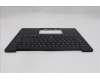 Lenovo 5M11S09589 C-Cover with keyboard, Switzerland, Black, Backlight, UK