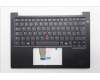 Lenovo 5M11S09687 C-Cover with keyboard, Spanish, Black, UK
