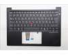 Lenovo 5M11S09689 C-Cover with keyboard, French, Black, US