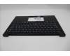 Lenovo 5M11S09708 C-Cover with keyboard, Slovenian, Black, UK