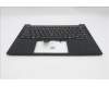Lenovo 5M11S09720 C-Cover with keyboard, US English Euro, Black, US