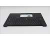Lenovo 5M11S09753 C-Cover with keyboard, Arabic, Black, Backlight, US