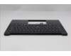 Lenovo 5M11S09758 C-Cover with keyboard, Belgian, Black, Backlight, UK