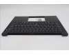 Lenovo 5M11S09766 C-Cover with keyboard, Spanish, Black, Backlight, UK
