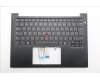 Lenovo 5M11S09788 C-Cover with keyboard, Italian, Black, Backlight, UK