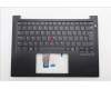 Lenovo 5M11S09830 C-Cover with keyboard, UK English, Black, Backlight, UK