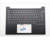 Lenovo 5M11S09918 C-Cover with keyboard, Nordic, Black, UK