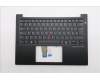 Lenovo 5M11S09964 C-Cover with keyboard, Belgian, Black, Backlight, UK