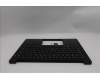 Lenovo 5M11S09964 C-Cover with keyboard, Belgian, Black, Backlight, UK