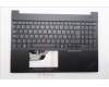 Lenovo 5M11S10096 C-Cover with keyboard, Belgian, Black, UK