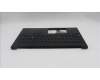 Lenovo 5M11S10165 C-Cover with keyboard, Arabic, Black, Backlight, US