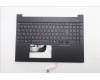 Lenovo 5M11S10176 C-Cover with keyboard, French, Black, Backlight, US