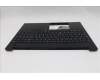 Lenovo 5M11S10185 C-Cover with keyboard, Hungarian, Black, Backlight, UK