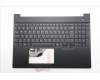 Lenovo 5M11S10216 C-Cover with keyboard, Switzerland, Black, Backlight, UK