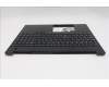 Lenovo 5M11S10351 C-Cover with keyboard, Danish, Black, Backlight, UK