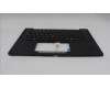 Lenovo 5M11S15665 C-Cover with keyboard, UK English, Black, Backlight, UK
