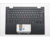 Lenovo 5M11S15893 C-Cover with keyboard, Estonian, Black, Backlight, UK
