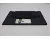 Lenovo 5M11S15893 C-Cover with keyboard, Estonian, Black, Backlight, UK