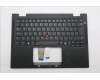 Lenovo 5M11S15953 C-Cover with keyboard, Portuguese, Black, Backlight, UK