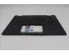 Lenovo 5M11S15975 C-Cover with keyboard, Switzerland, Black, Backlight, UK