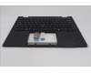 Lenovo 5M11S15995 C-Cover with keyboard, UK English, Black, Backlight, UK