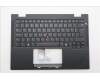 Lenovo 5M11S16043 C-Cover with keyboard, Estonian, Black, Backlight, WWAN, UK