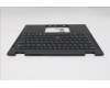 Lenovo 5M11S16049 C-Cover with keyboard, French, Black, Backlight, WWAN, US
