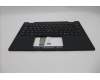 Lenovo 5M11S16057 C-Cover with keyboard, German, Black, Backlight, WWAN, UK