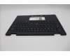 Lenovo 5M11S16057 C-Cover with keyboard, German, Black, Backlight, WWAN, UK