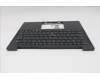Lenovo 5M11S16169 C-Cover with keyboard, Bulgarian, Black, Backlight, UK