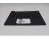 Lenovo 5M11S16180 C-Cover with keyboard, Czech Slovakian, Black, Backlight, UK