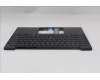 Lenovo 5M11S16343 C-Cover with keyboard, US English Euro, Black, Backlight, WWAN, US