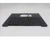 Lenovo 5M11S16355 C-Cover with keyboard, German, Black, Backlight, WWAN, UK