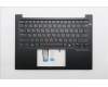 Lenovo 5M11S26876 C-Cover with keyboard, Russian, Black, Backlight, US