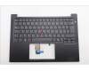 Lenovo 5M11S26906 C-Cover with keyboard, UK English, Black, Backlight, UK
