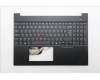 Lenovo 5M11S26978 C-Cover with keyboard, Belgian, Black, UK