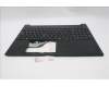 Lenovo 5M11S27077 C-Cover with keyboard, Norwegian, Black, Backlight, UK
