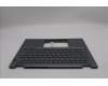 Lenovo 5M11S29908 C-Cover with keyboard, Arabic, Luna Grey, Backlight, Heat Staking, US