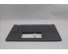 Lenovo 5M11S29920 C-Cover with keyboard, Hebrew, Luna Grey, Backlight, Heat Staking, US