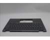 Lenovo 5M11S30346 C-Cover with keyboard, French, Luna Grey, Backlight, No World Face Camera, Heat Staking, US