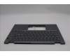 Lenovo 5M11S30370 C-Cover with keyboard, Nordic, Luna Grey, Backlight, No World Face Camera, Heat Staking, UK