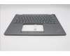 Lenovo 5M11S30376 C-Cover with keyboard, Slovenian, Luna Grey, Backlight, No World Face Camera, Heat Staking, UK